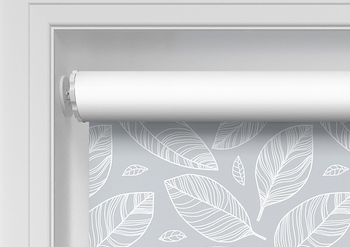 Falling Leaves, Mid Grey - Twist&Fit Roller Blind - Image 10